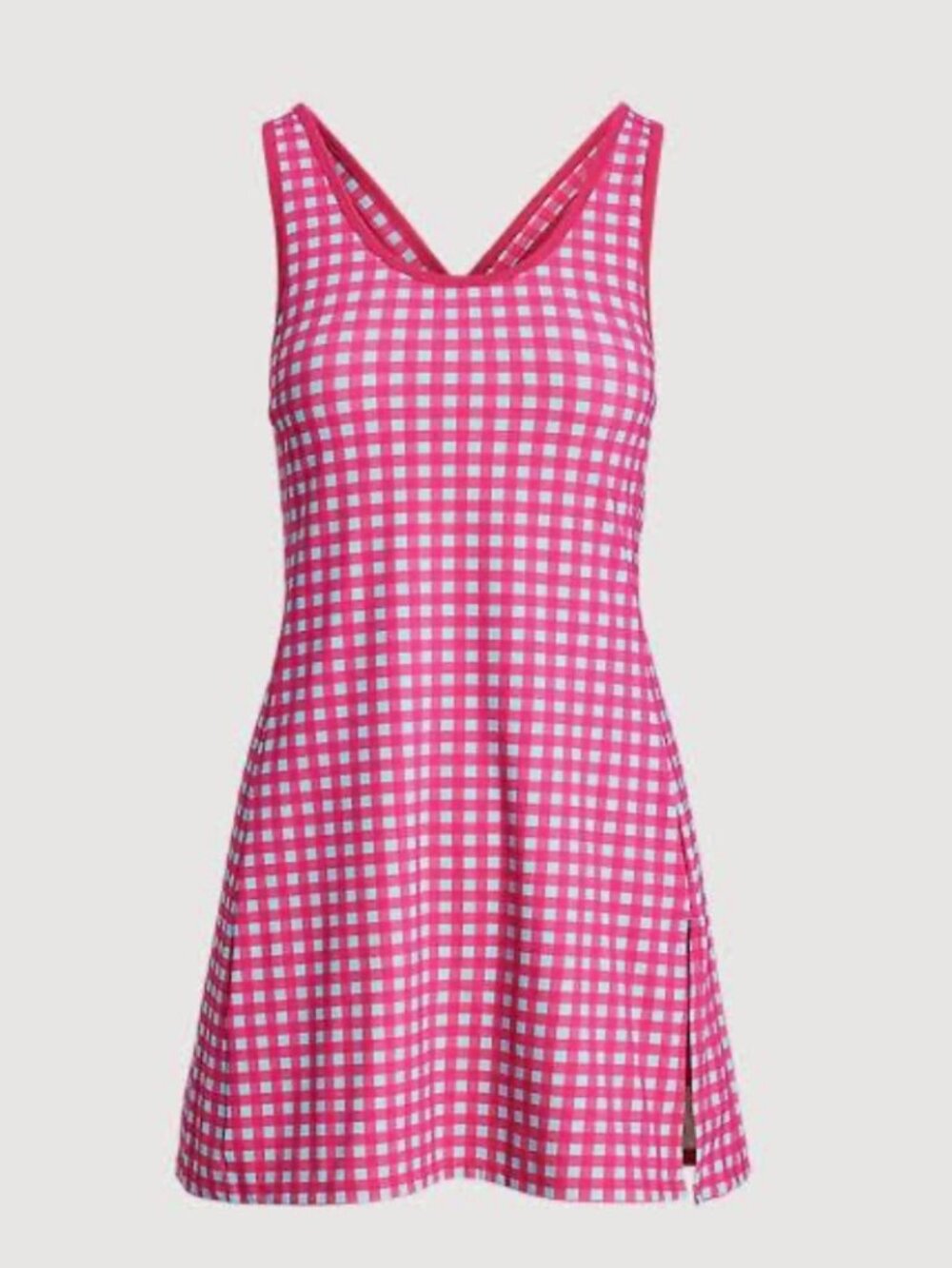 Ralph Lauren Pink Gingham Mini Dress - Picture 3 of 15